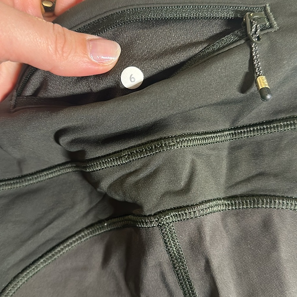Lululemon Athletica Olive Green Leggings - Picture 5 of 7
